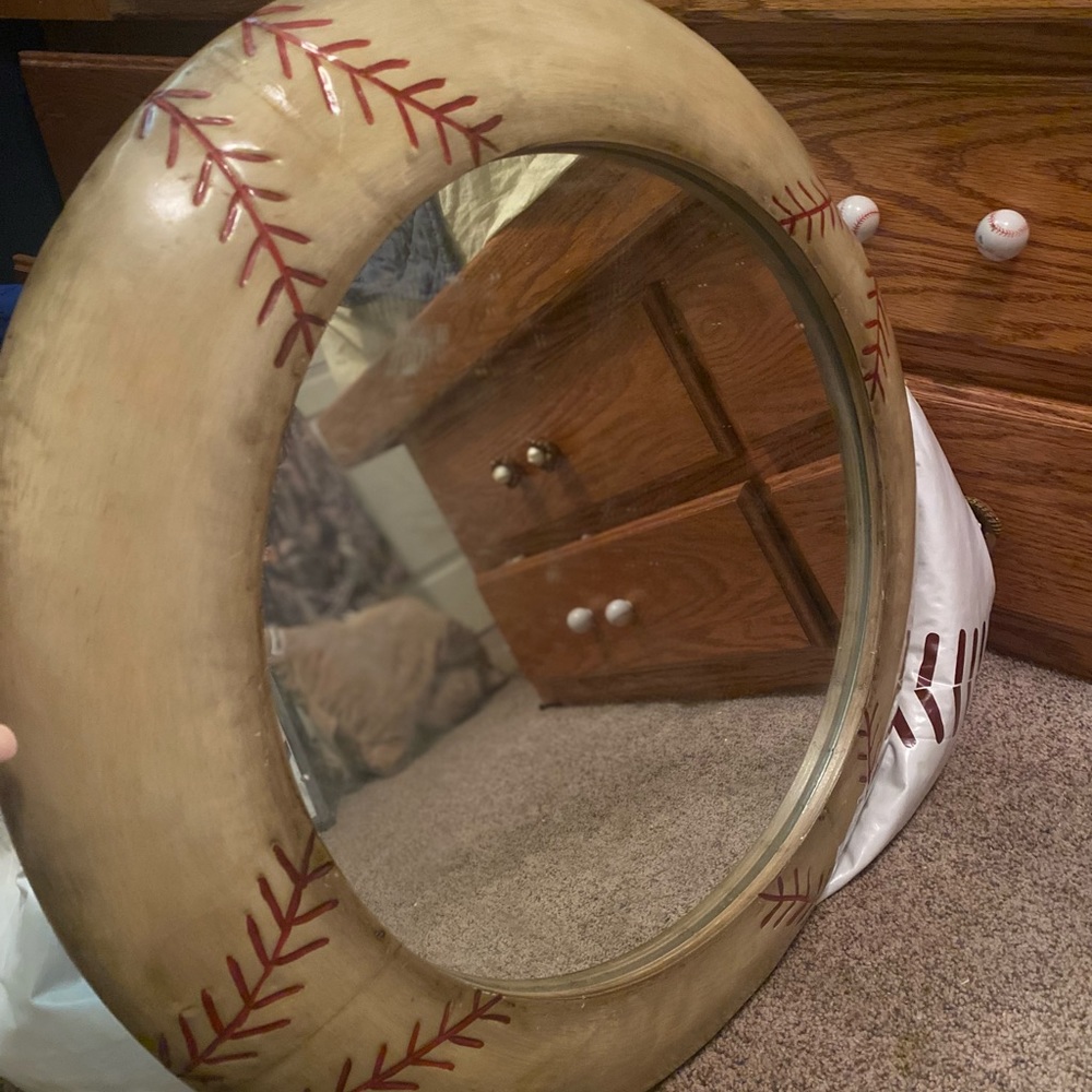 Baseball mirror